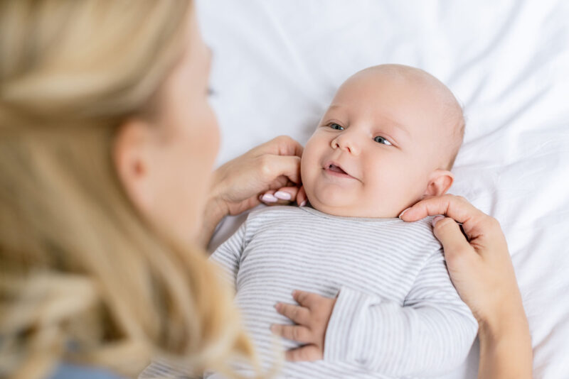 Mutter mit Baby