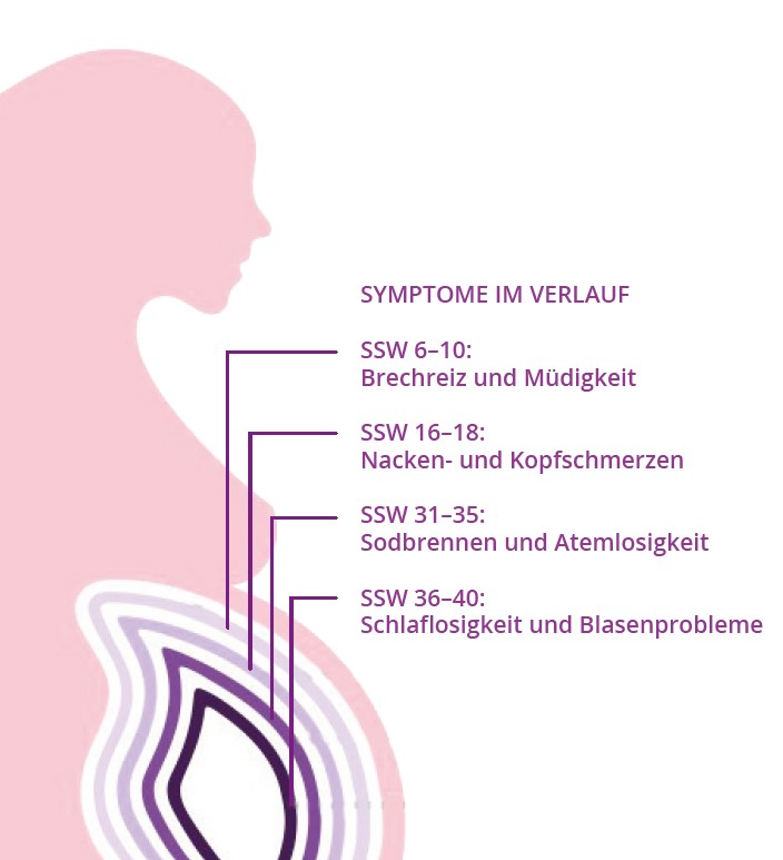Schwangerschaftssymptome im Verlauf