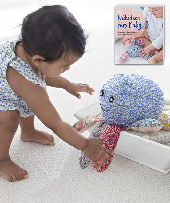 Nähideen fürs Baby - Kuschel-Krake