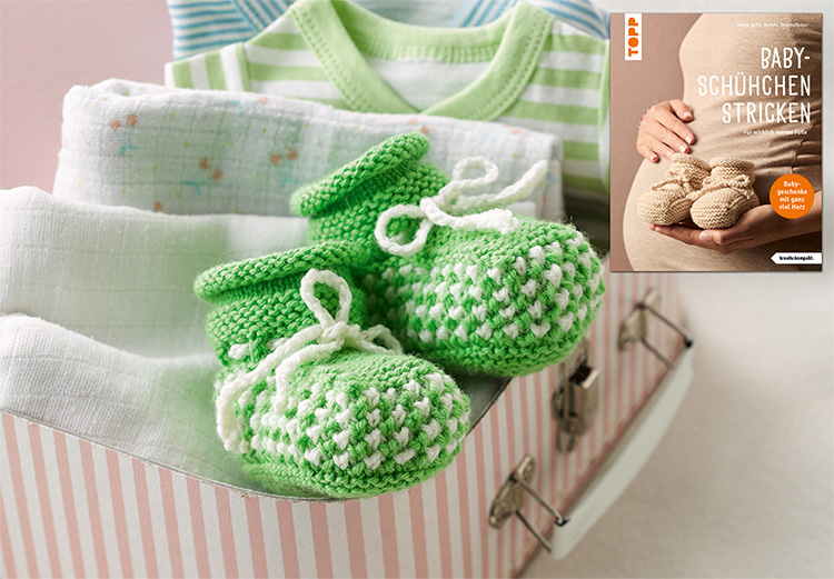 Baby-Schühchen stricken