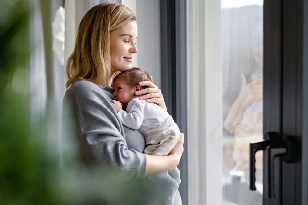 Mutter mit Baby